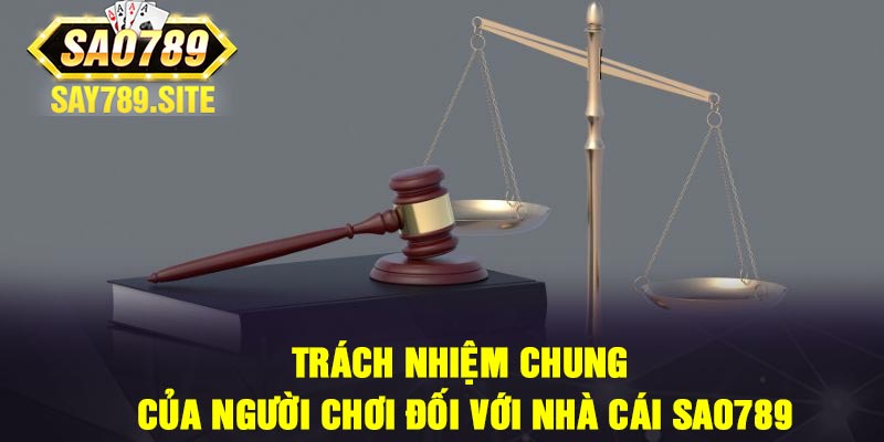 Trách nhiệm chung của người chơi đối với nhà cái Sao789